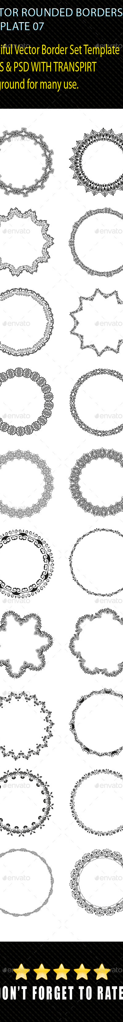 Rounded Borders 07, Vectors | GraphicRiver