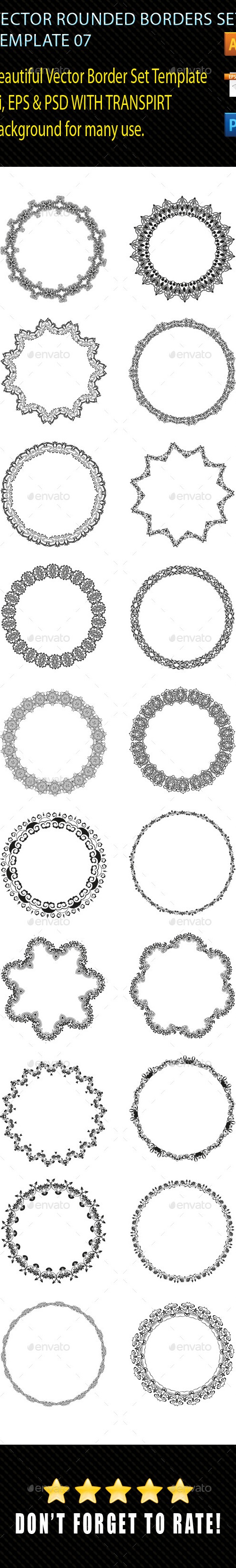 Rounded Borders 07, Vectors | GraphicRiver
