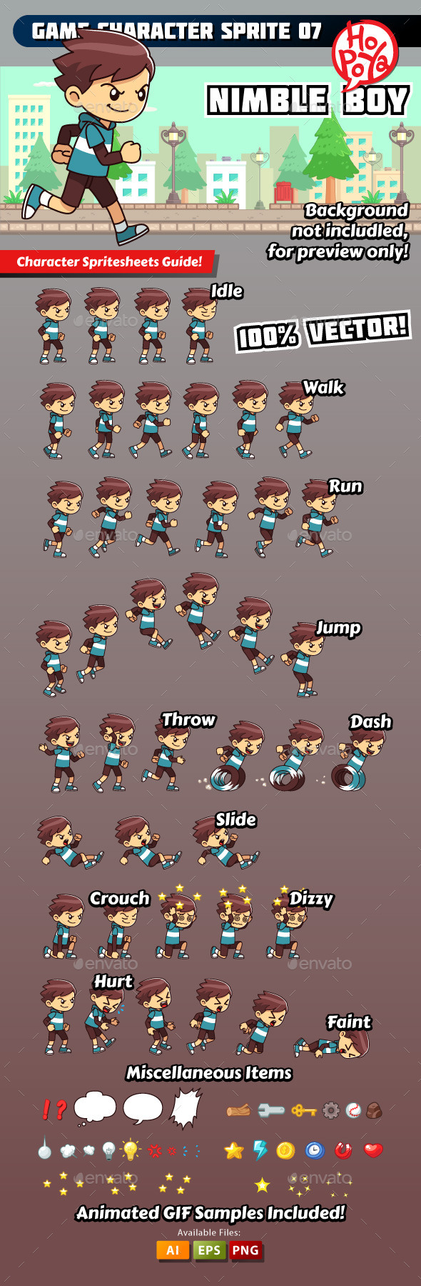 Game Character Sprite 07, Game Assets | GraphicRiver