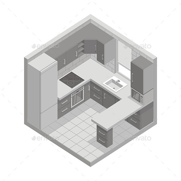 Kitchen, Vectors | GraphicRiver