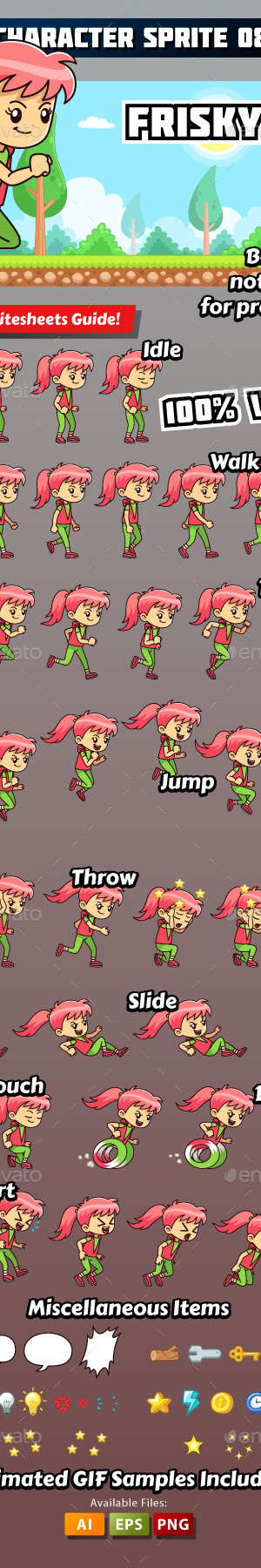 Game Character Sprite 08, Game Assets | GraphicRiver