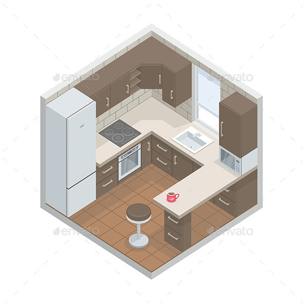 Kitchen, Vectors | GraphicRiver