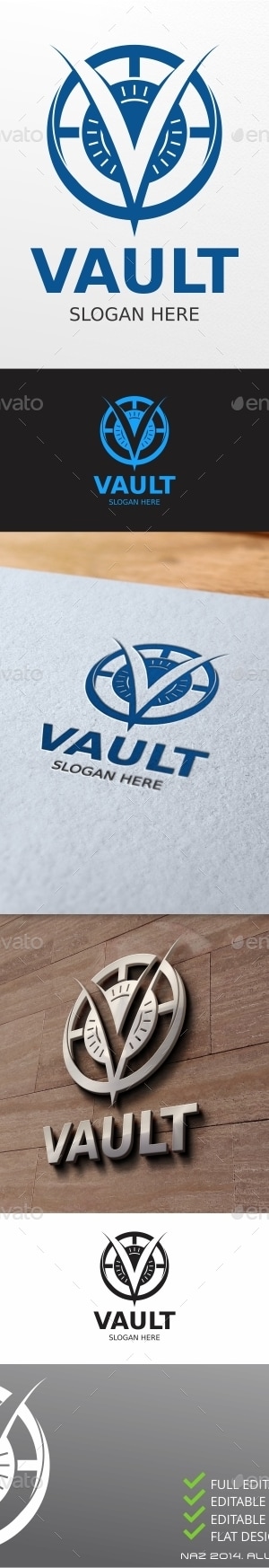 Vault Logo, Logo Templates | GraphicRiver