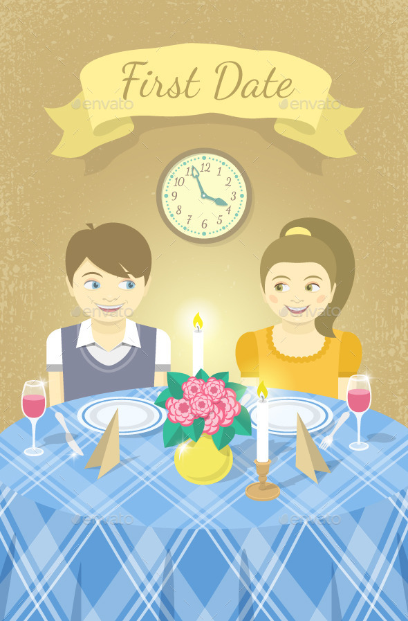 First Date, Vectors | GraphicRiver