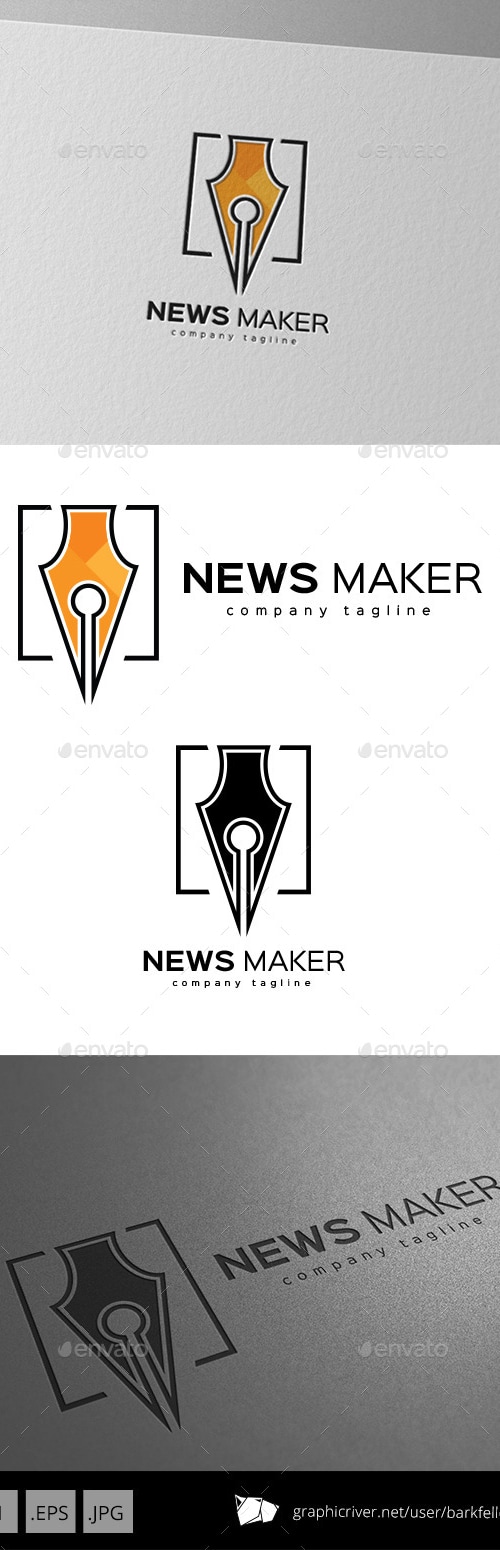 Content Writer Logo Design, Logo Templates | GraphicRiver