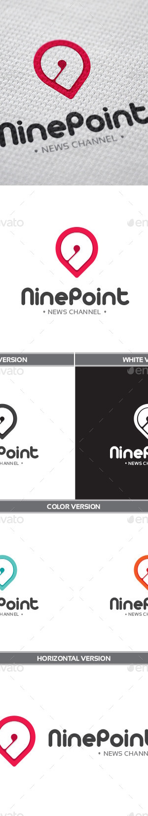 NinePoint Logo, Logo Templates | GraphicRiver