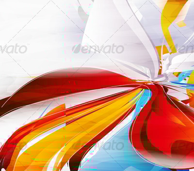 Abstract vector graphic, bright background , Vectors | GraphicRiver