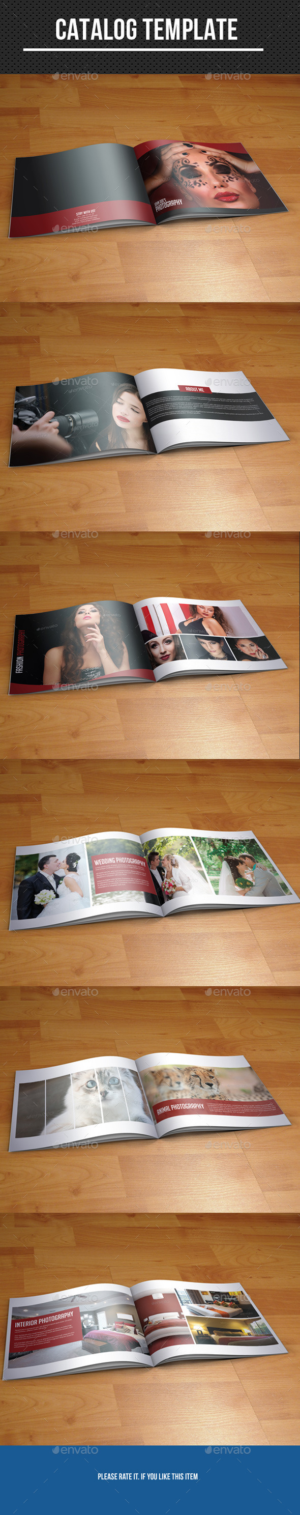 Photography Catalog, Print Templates GraphicRiver