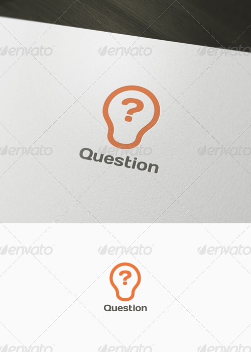 Question Logo, Logo Templates | GraphicRiver