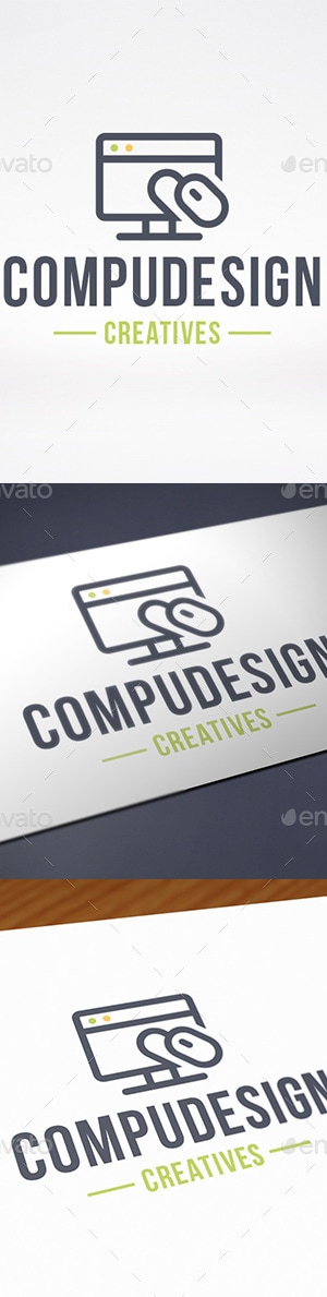 Computer Design Logo Template, Logo Templates | GraphicRiver