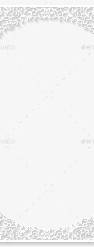 Abstract Paper Floral Frame, Vectors | GraphicRiver