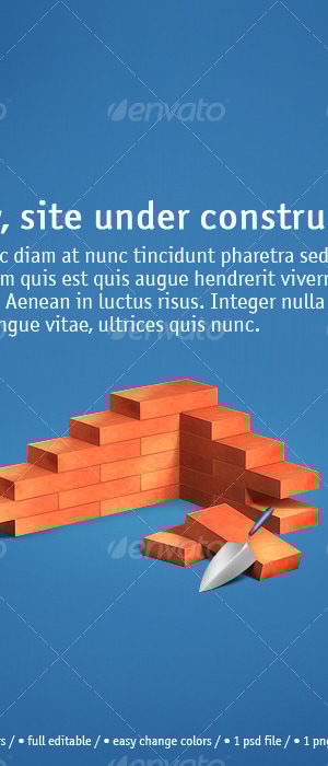 Illustration «Under construction», Web Elements | GraphicRiver