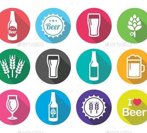 Beer Icons, Vectors | GraphicRiver
