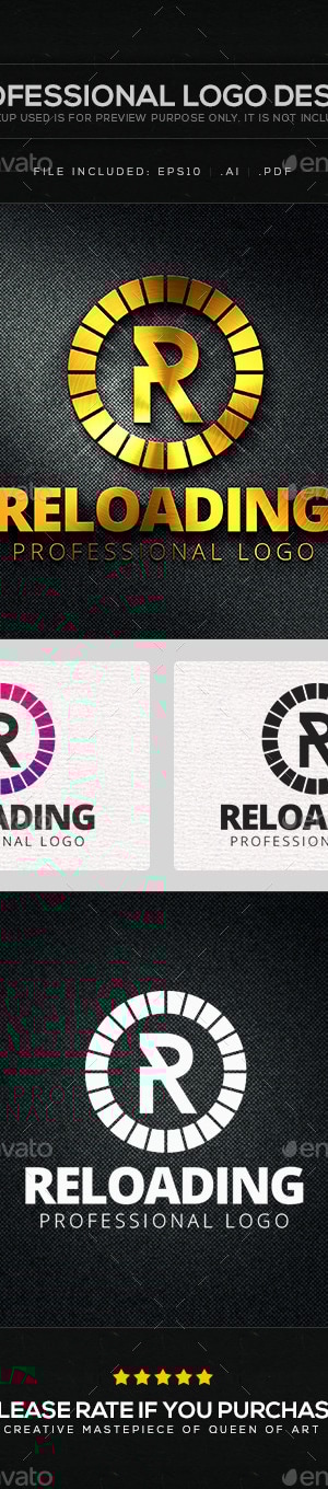Reloading Logo Template, Logo Templates | GraphicRiver