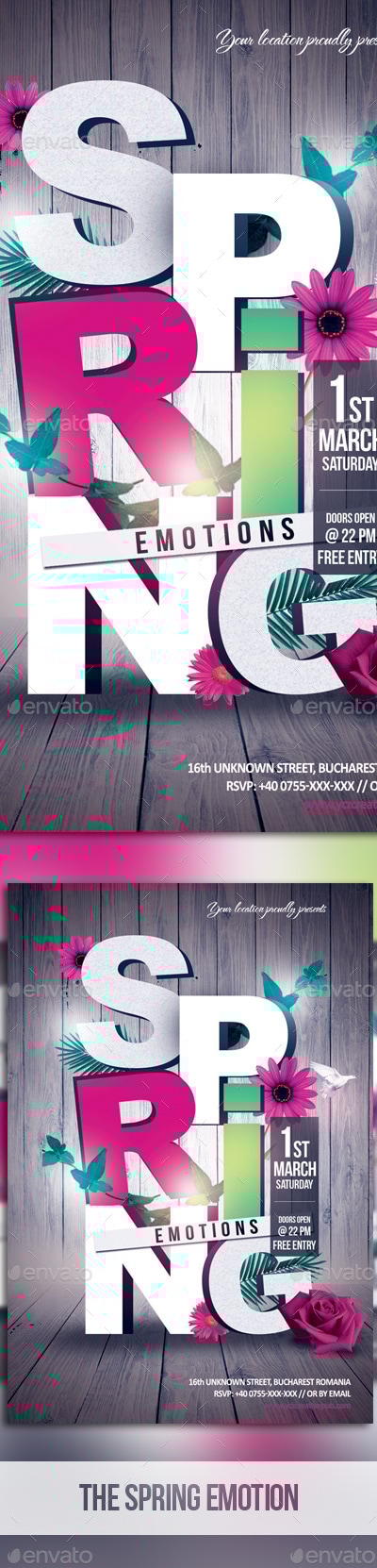 The Spring Emotions, Print Templates | GraphicRiver