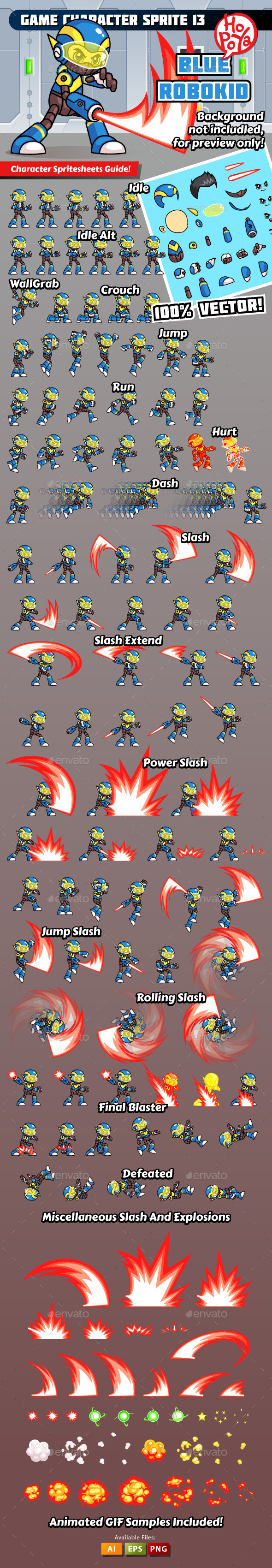 Game Character Sprite 13, Game Assets | GraphicRiver