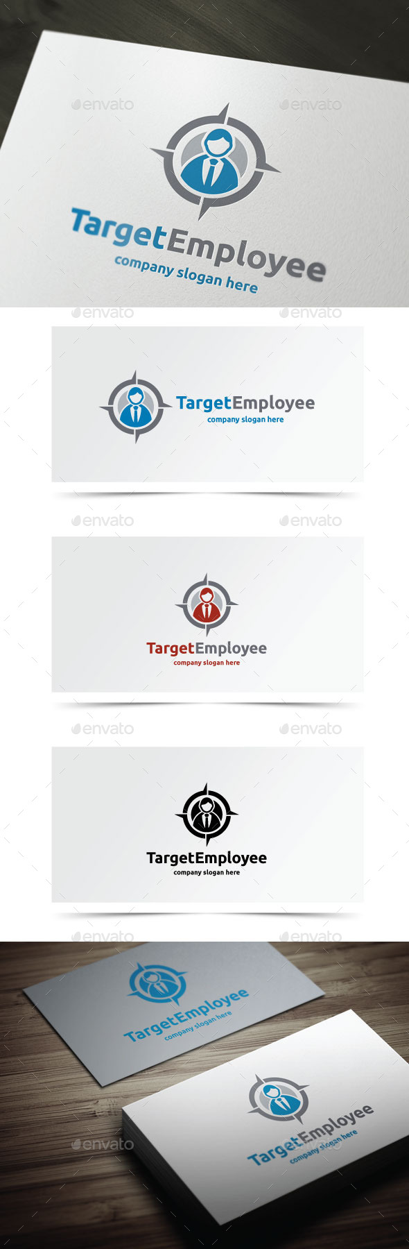 Target Employee, Logo Templates | GraphicRiver