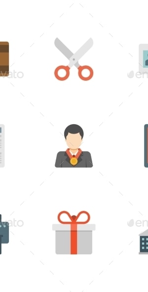 Flat Design Icons, Vectors | GraphicRiver