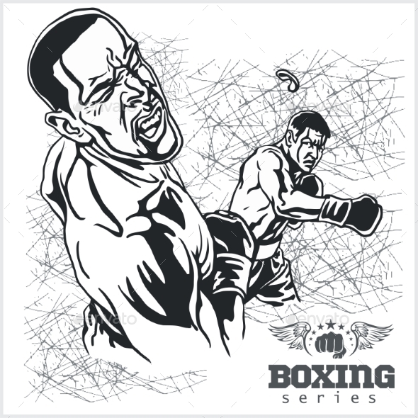 Boxing Match, Vectors | GraphicRiver
