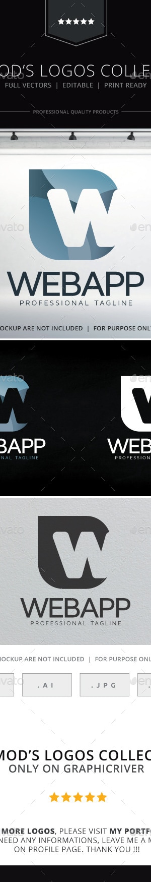 Web App Logo, Logo Templates | GraphicRiver