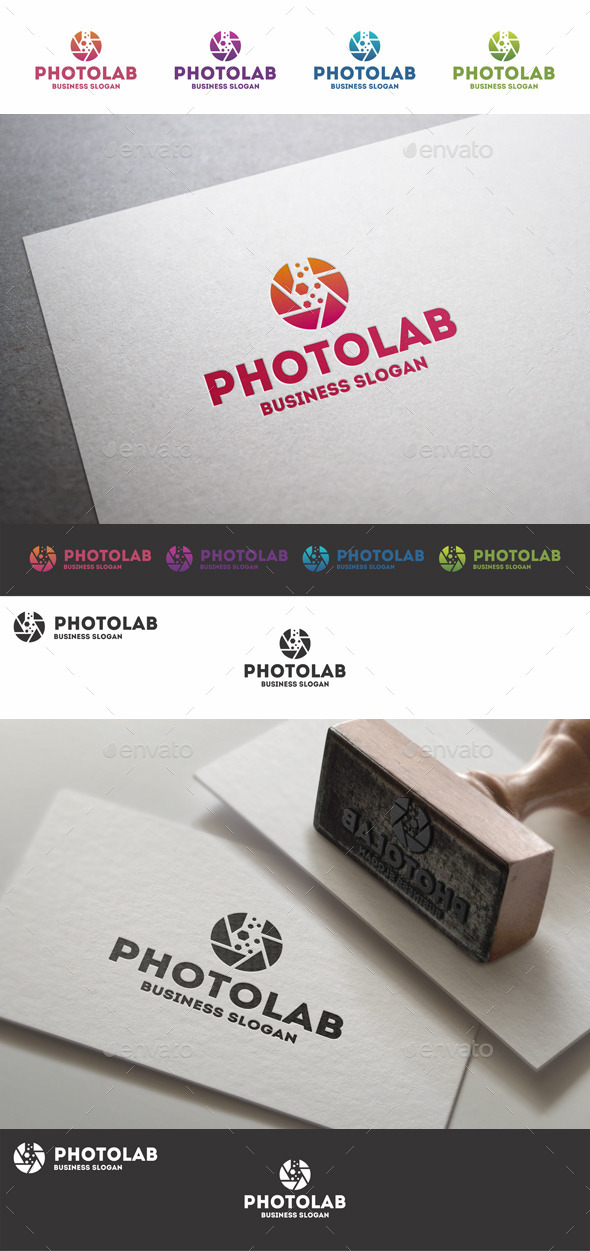 Photo Lab Photography Studio Logo, Logo Templates | GraphicRiver