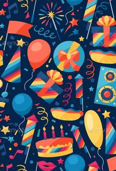 Celebration Pattern , Vectors | GraphicRiver