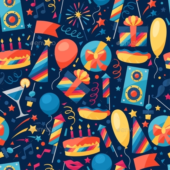 Celebration Pattern , Vectors | GraphicRiver
