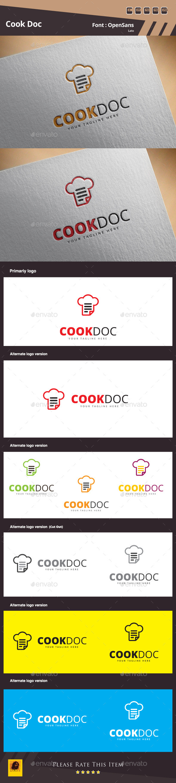 Cook Doc Logo Template, Logo Templates | GraphicRiver