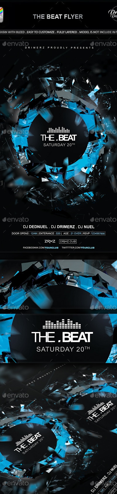 The Beat Flyer, Print Templates | GraphicRiver