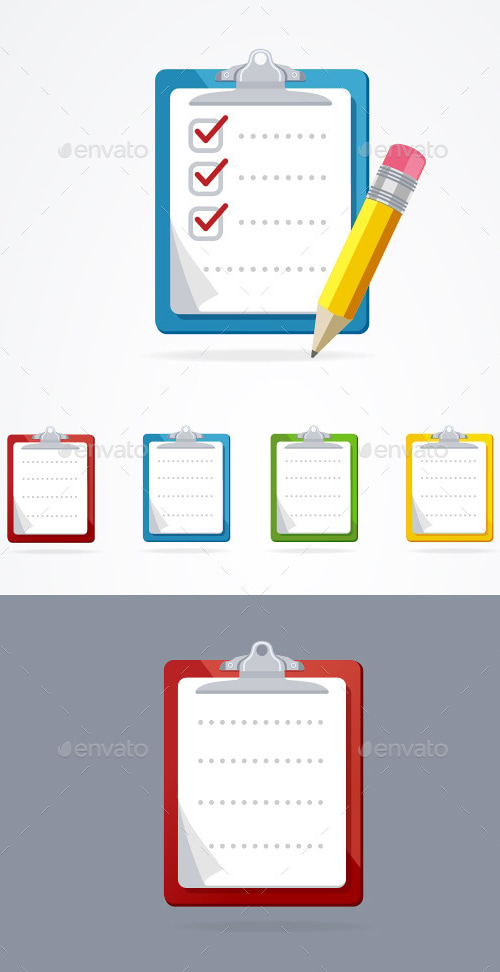 Checklist, Vectors | GraphicRiver