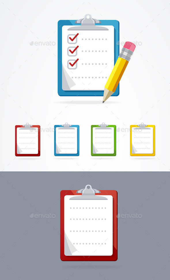 Checklist, Vectors | GraphicRiver