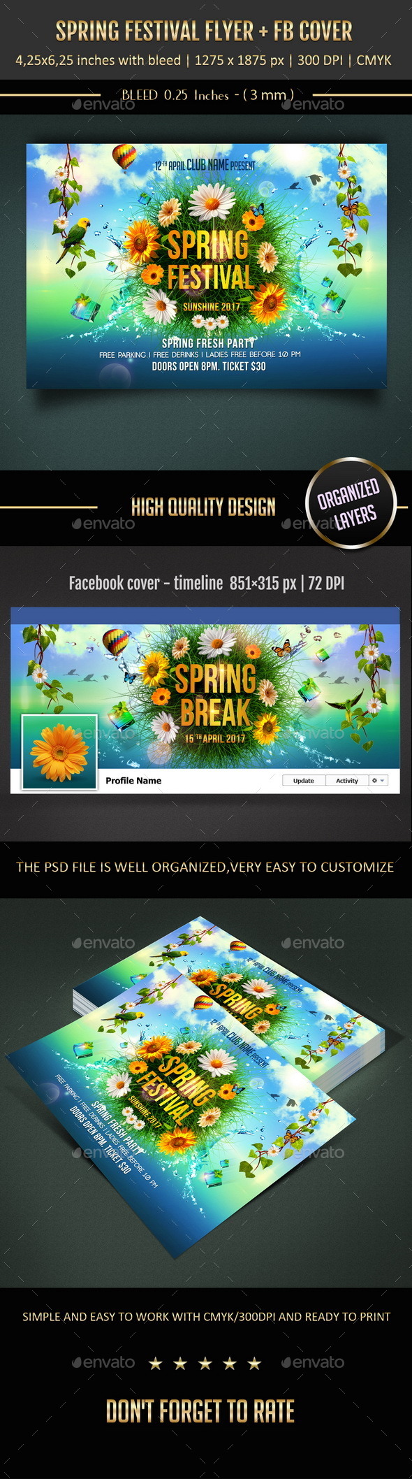 Spring Festival Flyer, Print Templates | GraphicRiver