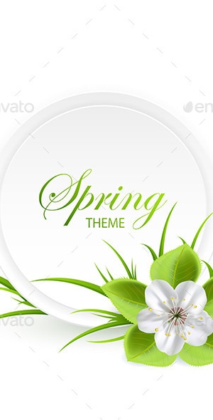 Spring Theme, Vectors | GraphicRiver
