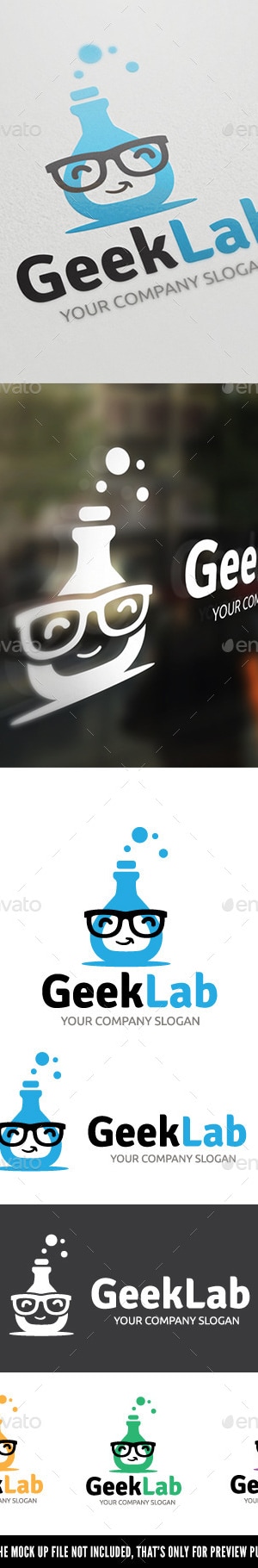 Geek Lab, Logo Templates | GraphicRiver