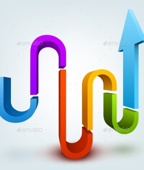 3D Arrow Illustration , Vectors | GraphicRiver