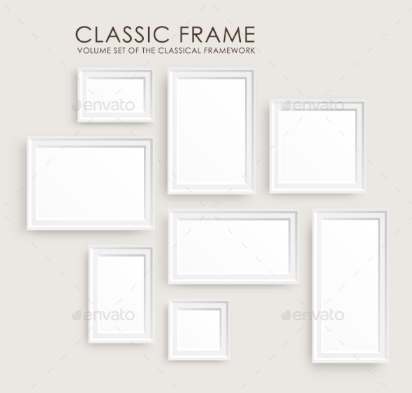 Picture Frames Template , Vectors | GraphicRiver