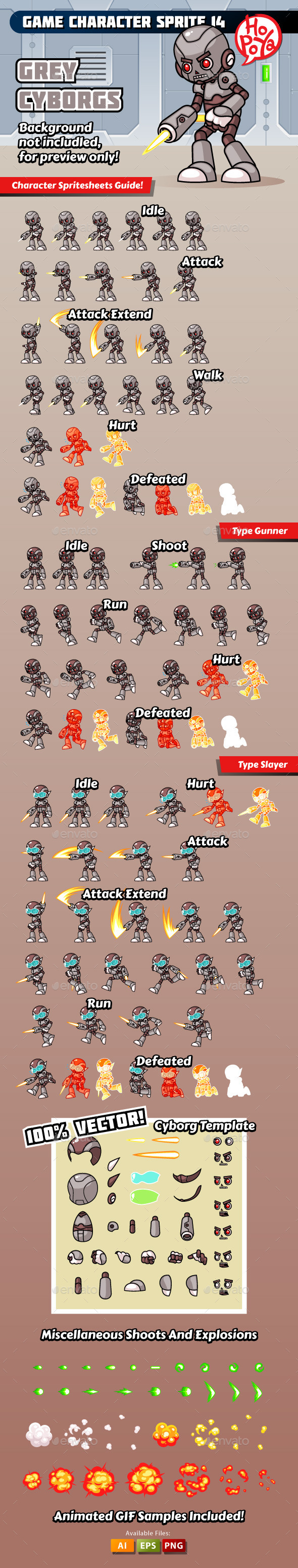 Game Character Sprite 14, Game Assets | GraphicRiver