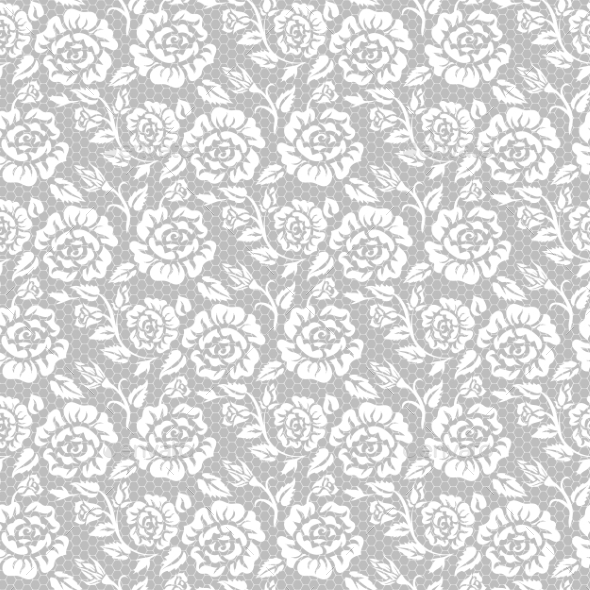Roses Pattern, Vectors | GraphicRiver
