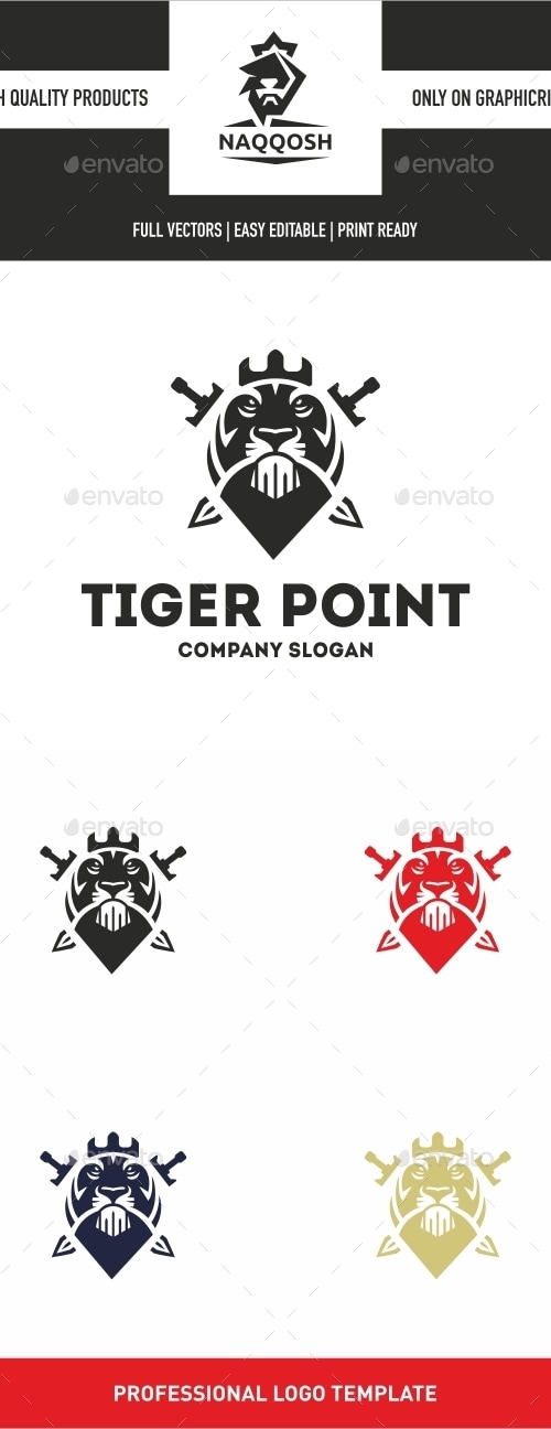 Tiger Point, Logo Templates | GraphicRiver