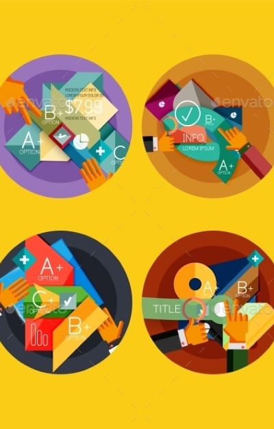 Infographic Symbols , Vectors | GraphicRiver