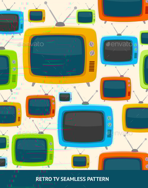 TV Pattern , Vectors | GraphicRiver