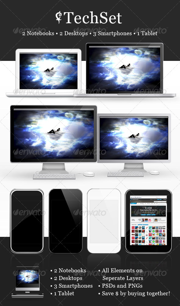 Tech Set, Graphics | GraphicRiver