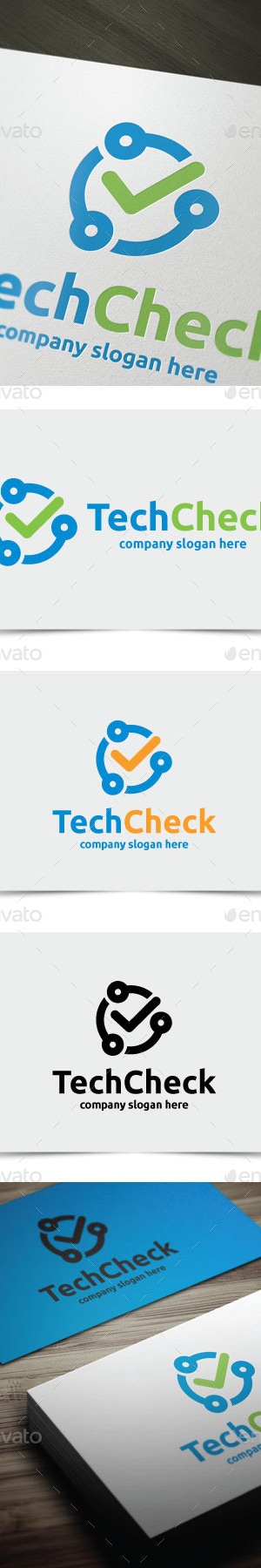 Tech Check, Logo Templates | GraphicRiver