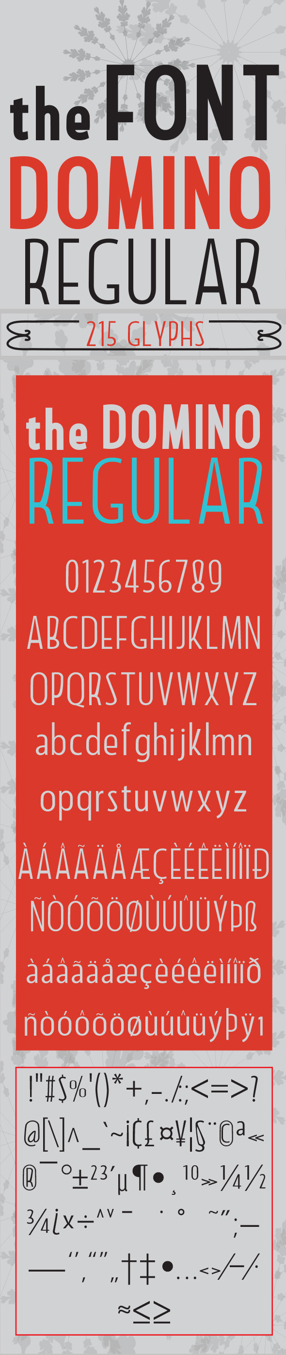 Domino Regular, Fonts | GraphicRiver