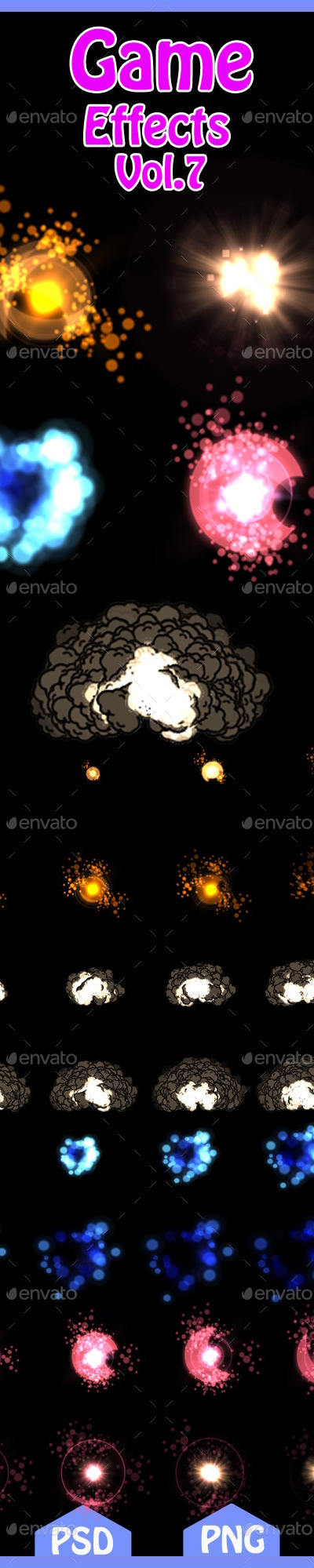Game Effects Vol.7, Game Assets | GraphicRiver