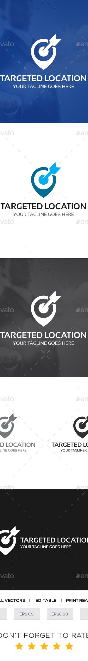 Targeted Location Logo Template, Logo Templates | GraphicRiver