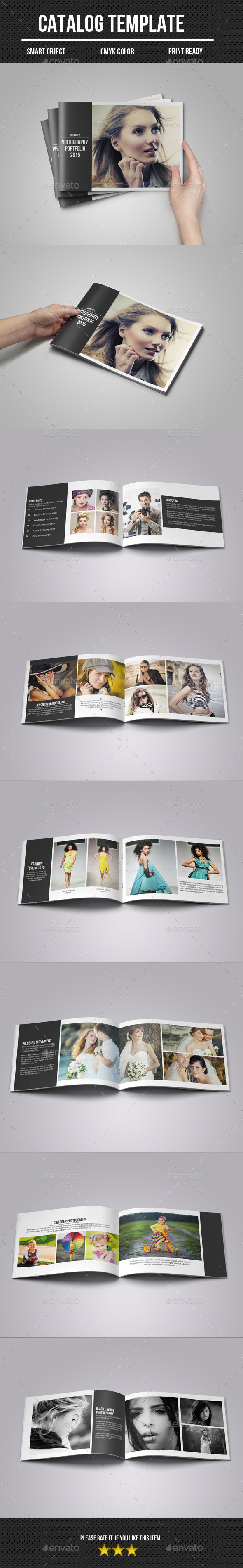 Photography Portfolio/ Catalog, Print Templates GraphicRiver