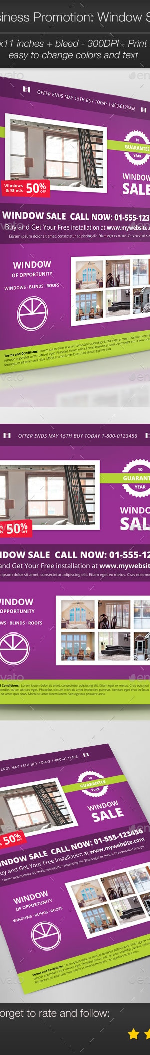 Business Promotion: Window Sale, Print Templates | GraphicRiver