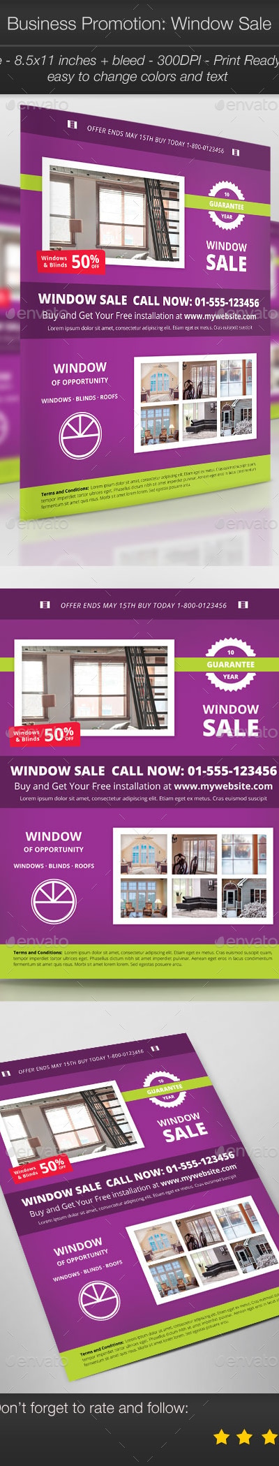 Business Promotion: Window Sale, Print Templates | GraphicRiver
