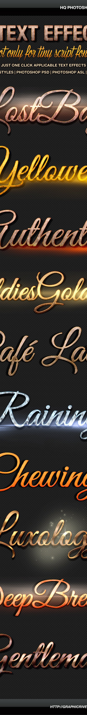 10 Modern Text Effects, Add-ons | GraphicRiver